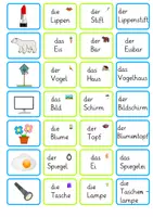Vorschau - Stationenlernen - Zusammengesetzte Nomen: Legematerial & Bildkarten - Deutsch - Kl. 2/3 - Seite 2
