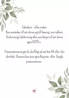 förhandsvisning - Faktakort flash cards - försättsblad