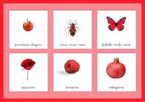 anteprima - Esercizi - Tombola del rosso SpazioMontessori - Pagina 3
