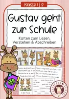 Vorschau - Unterrichtsreihen - Lesen, verstehen & schreiben - Gustav geht zur Schule - Deckblatt