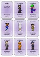 Vorschau - Spiele - Lesespiel Fasching/Karneval - Ich habe ... Wer hat? - Seite 1