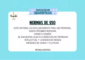 Vista previa - Tarjetas / Manipulativos - Asociaciones semánticas - página 2