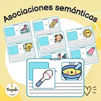 Vista previa - Tarjetas / Manipulativos - Asociaciones semánticas - Portada