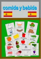 Vorschau - Fördermaterial/Inklusion - Materialpaket Essen und Trinken Deutsch, Englisch, Spanisch - Seite 1