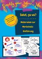 Vorschau - Präsentationen/Tafelbilder - Salut, ça va? - Wortschatz-Einführung - Deckblatt