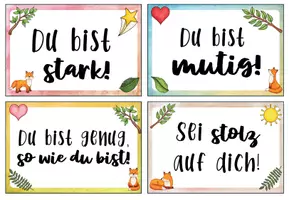 Vorschau - Poster - Positive Affirmationen Fuchsklasse/Growth Mindset - Seite 3