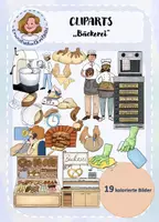 Vorschau - selbst erstellte Cliparts/Grafiken - Kolorierte Cliparts "Bäckerei" - Deckblatt