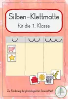 Vorschau - Spiele - Klettmatte: Silben zählen | Anfangsunterricht - Deckblatt