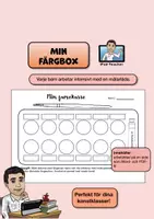 förhandsvisning - KONST: Min färgbox (PDF) - försättsblad