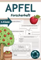 Vorschau - Arbeitsblätter - Apfel – Komplettpaket für die 1./2. Klasse mit Forscherheft, Wissenskartei & Tafelmaterial - Seite 1