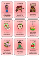 Vorschau - Spiele - Lesespiel Apfel - Ich habe ... Wer hat? - Seite 2