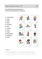 Vorschau - Unterrichtsreihen - Arbeitsblätter Wortschatz Freizeit - Seite 1