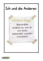 Vorschau - Arbeitsblätter - Ich und die Anderen - Die goldene Regel - Seite 1