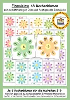 Vorschau - Spiele - Einmaleins: 48 Rechenblumen - Deckblatt