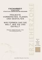 Vorschau - Text - FACHARBEIT Projekte vorbereiten, planen und gestalten Wir formen uns die Welt, wie sie uns gefällt freies Arbeiten mit Ton im Kindergarten - Deckblatt