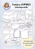 Vorschau - selbst erstellte Cliparts/Grafiken - Clipart-Set "Getreideprodukte" - Seite 1