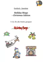 Vorschau - Spiele - Holiday Bingo Christmas/Weihnachten, Englisch, Sprechen, alle Stufen - Deckblatt