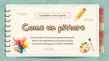 anteprima - Presentazioni / Lavagne - Presentazione orale concorso 2024 primaria - Pagina di copertina