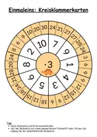Vorschau - Spiele - Einmaleins: 8 Kreis-Klammerkarten - Seite 3