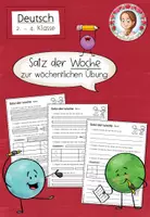 Vorschau - Arbeitsblätter - FREEBIE: Satz der Woche (2. -4. Klasse) - Deckblatt