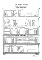 Vorschau - Arbeitsblätter - Bibelbücherregal - Bücher der Bibel - Seite 3