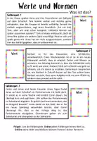 Vorschau - Arbeitsblätter - Werte / Fallbeispiele / Klasse 5 6 7 - Deckblatt