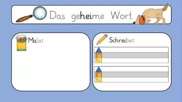 Vorschau - Arbeitsblätter - Vorlage_Wort des Tages - Deckblatt
