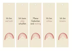 Vorschau - Merkblätter - Lesezeichen_Affirmationen - Deckblatt