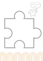 Vorschau - Stundenentwürfe - Kreatives Klassenpuzzle "VOM ICH ZUM WIR" - Seite 1