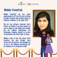 Aperçu - Apprentissages en autonomie - Portrait - Qui est Malala Yousafzai ? - Page 1