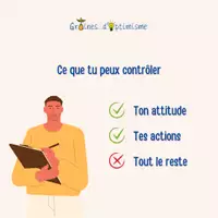 Aperçu - Affichage - Pensée Positive - Ce que tu peux contrôler - Page de couverture