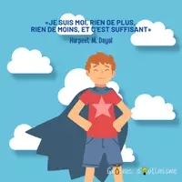 Aperçu - Affichage - Citation illustrée - Je suis moi - Page de couverture