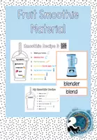 Vorschau - Arbeitsblätter - Fruit Smoothie Englisch Recipes Audios - Deckblatt