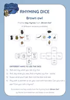 Vorschau - Spiele - Brown Owl - RHMYING WORDS DICE - Deckblatt