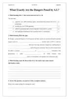 Vorschau - Arbeitsblätter - AI Listening Comprehension 11Klasse AB + Lösung - Deckblatt