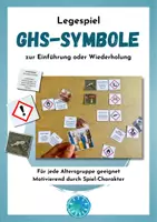 Vorschau - Spiele - GHS-Symbole - Legekarten (Legespiel zur Sicherheit im Chemieunterricht, Gefahrensymbole Piktogramme) - Deckblatt