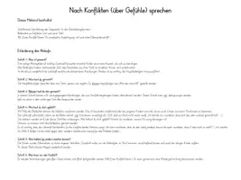 Vorschau - Präsentationen/Tafelbilder - Über einen Konflikt und Gefühle sprechen: Soziales Lernen - Seite 3
