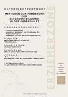 Vorschau - Stundenentwürfe - Methoden zur Förderung der Elternbeteiligung in der Jugendhilfe - Deckblatt