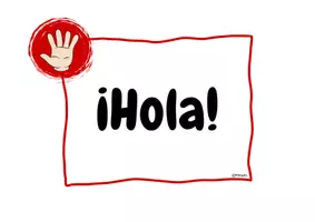 Vorschau - Präsentationen/Tafelbilder - ¡Hola! ¿Cómo te llamas? - Wortschatz-Einführung - Seite 2