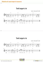 anteprima - Audio - Tanti auguri a te - Accompagnamento di canzoni con strumenti Orff - Pagina 3