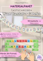 Vorschau - Poster - WIK - Taschreiben Wandtastatur & Wimpelkette (Materialpaket) - Deckblatt