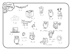 Προεπισκόπηση - Φύλλα εργασίας - Brown Owl - PICTURE DICTIONARY WORDMATS - Σελίδα 3