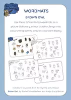 anteprima - Esercizi - Brown Owl - PICTURE DICTIONARY WORDMATS - Pagina di copertina