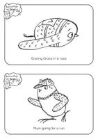anteprima - Flashcard - Brown Owl - A5 COLOURING RHYMING SENTENCES - Pagina 3