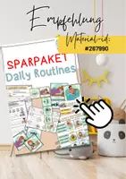 Vorschau - Merkblätter - Household chores: Vokabelblatt - Seite 1