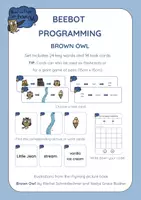 Aperçu - Feuilles d'exercices - Brown Owl - BeeBot Cards & Programming Cards - Page de couverture