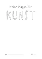 Vorschau - Arbeitsblätter - Kunstheft zum Kennenlernen der Schülerinnen und Schüler - Seite 1