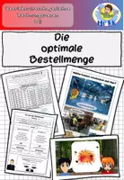 Vorschau - Stundenentwürfe - Die optimale Bestellmenge BwR 8 II Lehrplan Plus - Deckblatt