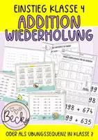Vorschau - Arbeitsblätter - Sparpaket: Einstieg Klasse 4 Addition und Subtraktion - Seite 1