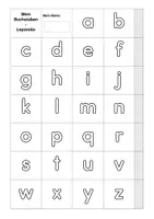Vorschau - Arbeitsblätter - Mein Buchstaben- Leporello. ABC. Kindergarten, Vorschule und Anfangsunterricht - Seite 3